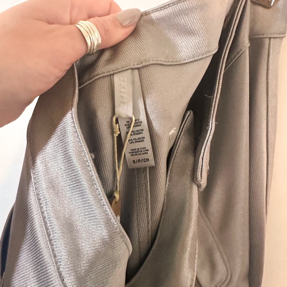 NWT SKIMS Silver Disco Pant Sz. S - Picture 6 of 7